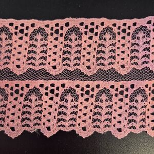 Lace, Vintage Pink 3.25" wide x 1 yd